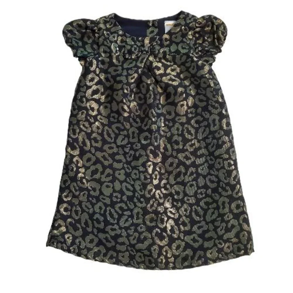 NWOT Gymboree Black and Gold Dress in Size 4T